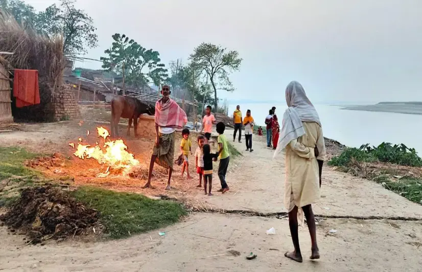 Childhood swept away by the Ganges